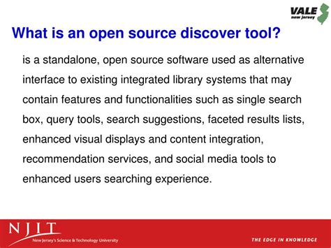 open source discovery tools.